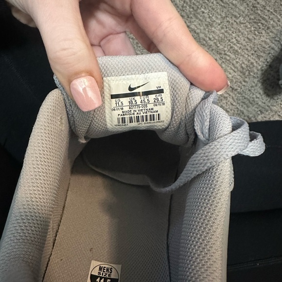 Nike Low Ebernon Low Sz 11.5 Wolf Grey - Picture 3 of 4